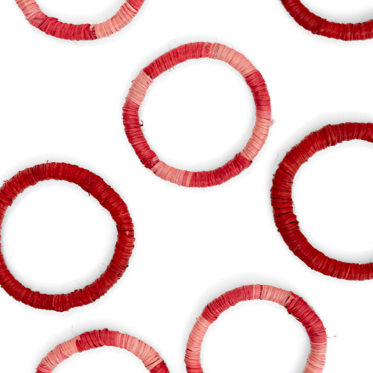 Bangles in pink and red