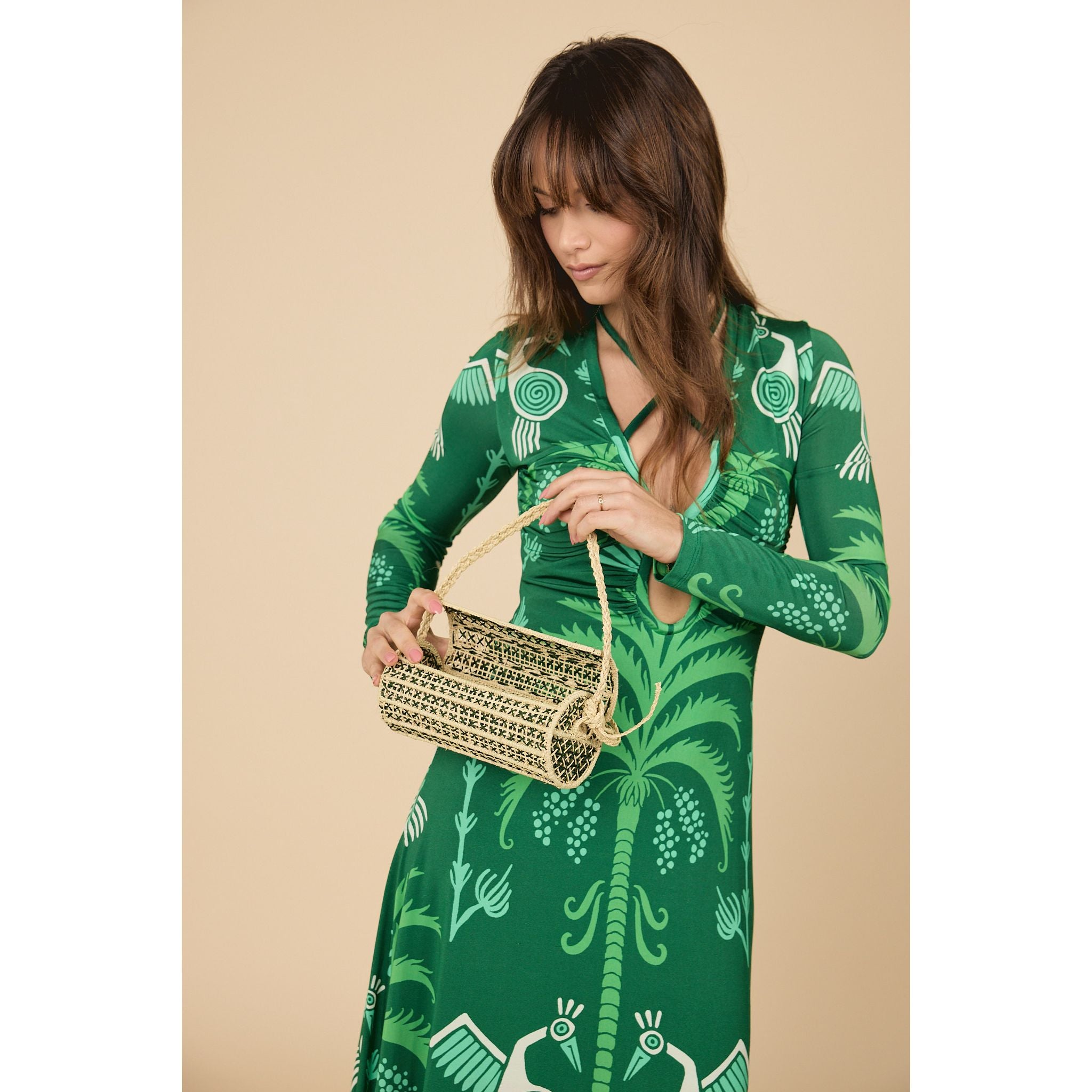 Tulia Olive Green / Natural