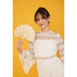 Load image into Gallery viewer, Medialuna fan natural - pre order
