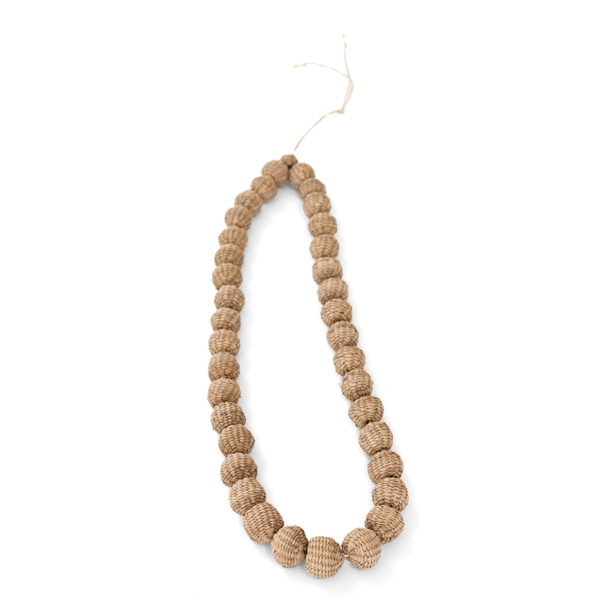 Single strand bolitas necklace