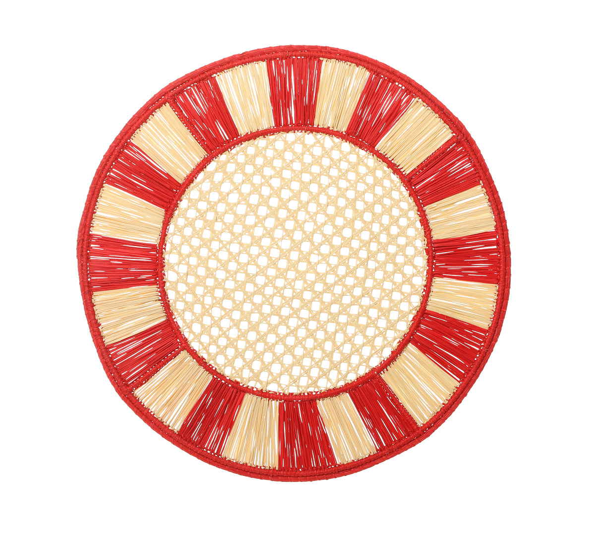 Candy cane placemats set of 6