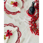 Load image into Gallery viewer, Flor Napkin Ring Red
