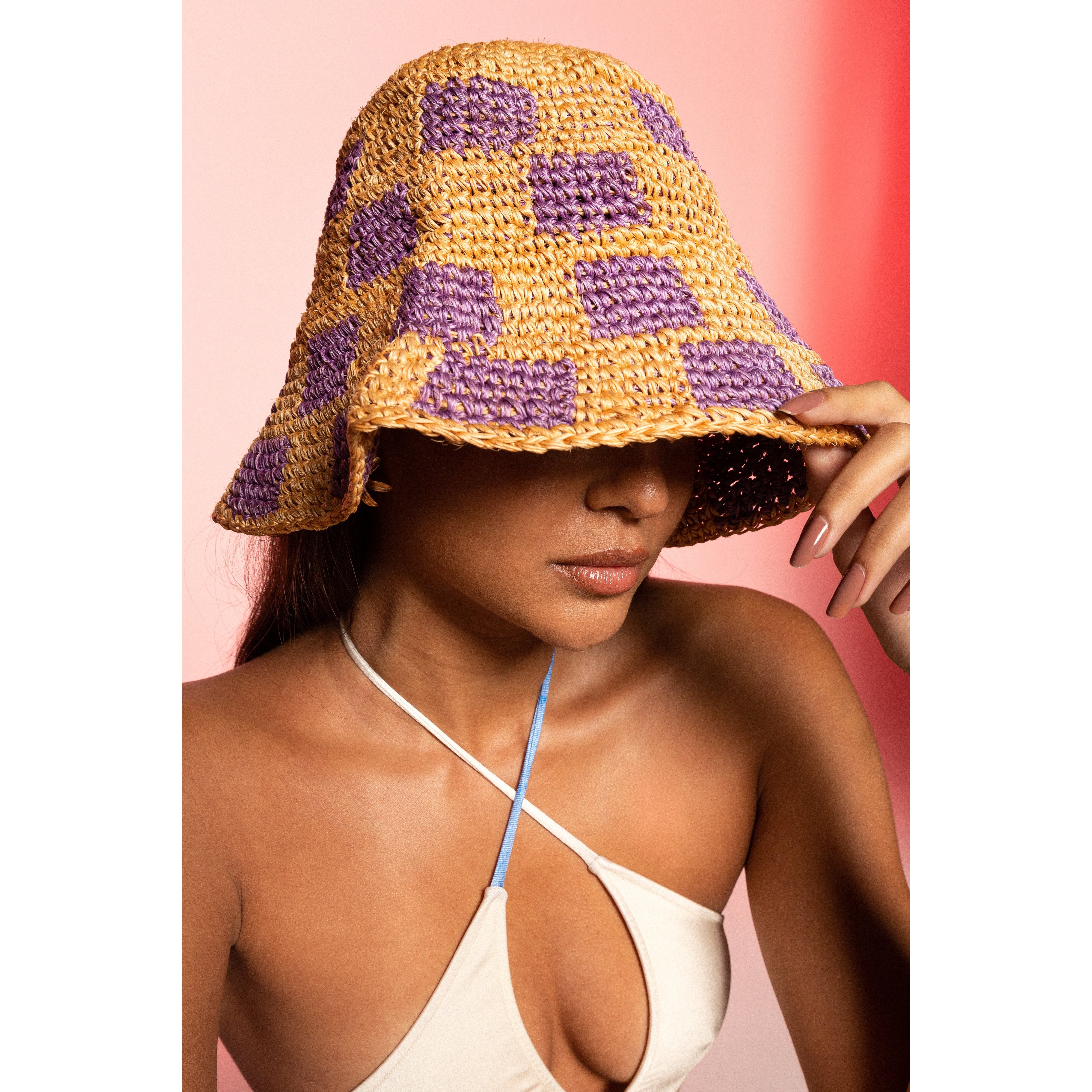Bucket Hat Lilac/Natural