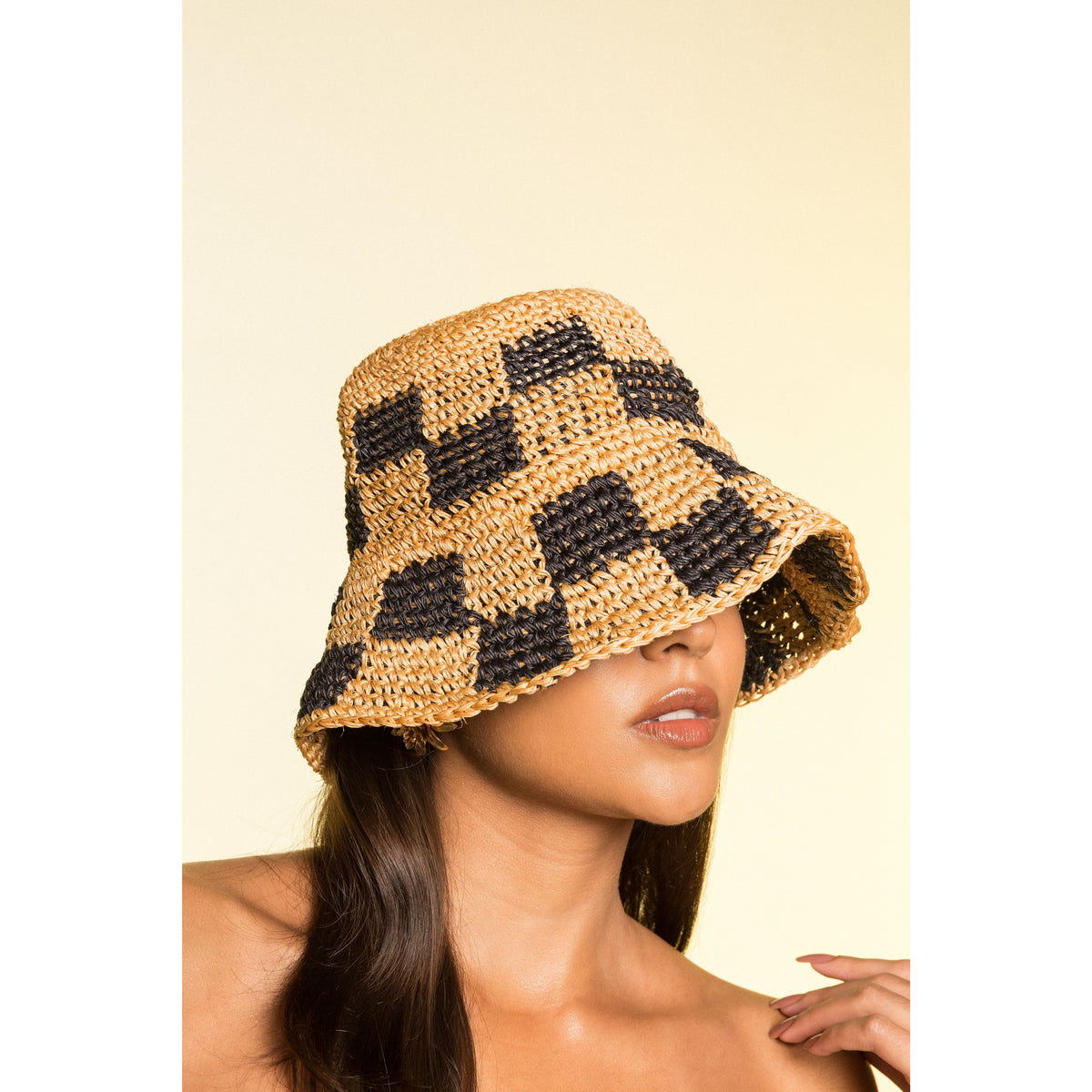 Bucket Hat Black/Natural